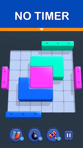 Gameplay screenshot 1 from Shape Escape: Block Puzzle - Puzzle game