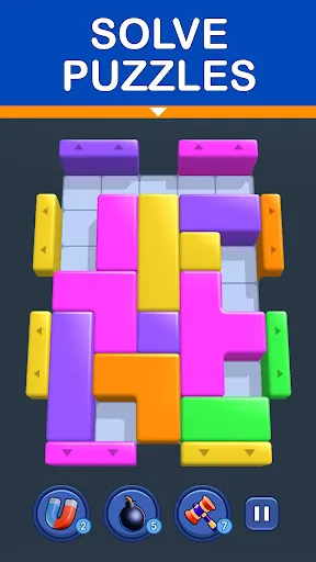 Gameplay screenshot 2 from Shape Escape: Block Puzzle - Puzzle game